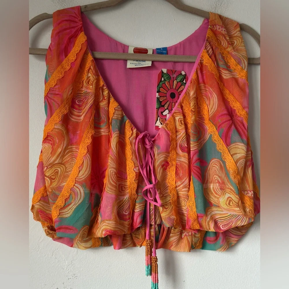 FARM Rio Multicolor Boho Blouse - Picture 4 of 13